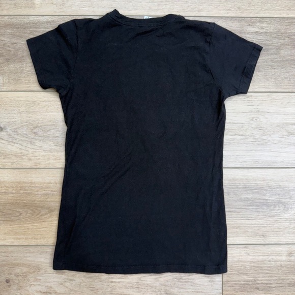 L7 Band Womens Tee Shirt Green Skeleton Hand Print Smell the Magic Medium - Picture 4 of 7